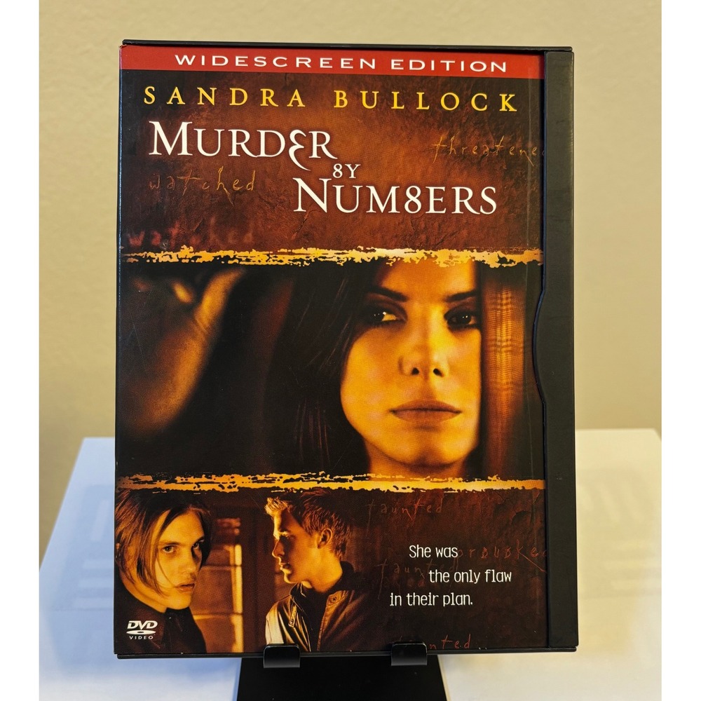 Murder by Numbers DVD Widescreen Sandra Bullock Ryan Gosling Thriller 2002